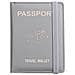 Portapassaporto E Portafoglio Da Viaggio Con Blocco Rfid Grey - Foto miniatura 3