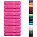 Asciugamani da Doccia SOLUND 10 pz Rosa 70x140 cm 600 g /m² - Foto miniatura 2