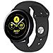 Cinturino Per Orologio In Silicone Per Samsung Galaxy Watch Active Black 22 Mm - Foto miniatura 1