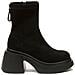 Black Elegant Closed Booties Stivaletti Sintetico E Tessile Scarpe Donna Nero Eu 35, 948010/07-04 - Foto miniatura 2