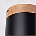 Sollux Lighting Lampada A Soffitto Rif Nero Sl.1349 - Scandinavo Lampade Da Soffitto Nero/legno Naturale 14x12x12 Cm - Foto miniatura 8
