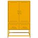 Credenza Giallo Senape 68x39x111,5 Cm In Acciaio - Foto miniatura 3