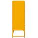 Credenza Giallo Senape 68x39x111,5 Cm In Acciaio - Foto miniatura 4