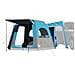 Tenda da Campeggio da Auto per 4 Persone Blu Impermeabile - Foto miniatura 1