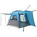Tenda da Campeggio da Auto per 4 Persone Blu Impermeabile - Foto miniatura 2