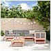 Set Divani Giardino 6 pz con Cuscini Legno Massello di Douglas - Foto miniatura 2