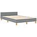 Struttura Letto Grigio Chiaro 120x200 cm Tessuto - Foto miniatura 3