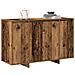Sideboard Marrone Legno Vecchio Legno 120 x 41 x 75 cm Sideboard - Foto miniatura 3