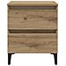 Armadi da letto 2 pz Rovere artigianale 40x35x50 cm Legno ingegnerizzato - Foto miniatura 6