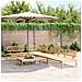 Set Divano Pallet da Giardino 5 pz in Legno Massello di Acacia - Foto miniatura 2