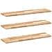 Mensole da Parete 3 pz 80x20x2 cm Legno Acacia Non Trattato - Foto miniatura 1