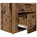Armadio da Notte con cassetto Legno vecchio 50 x 36 x 60 cm - Foto miniatura 9