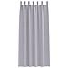 Tende con tende 2 pcs Grigio Metallico Poliestere - Foto miniatura 4