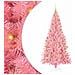 Albero di Natale con 300 LED con supporto Rosa 210 cm PVC - Foto miniatura 1