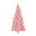 Albero di Natale con 300 LED con supporto Rosa 210 cm PVC - Foto miniatura 3