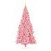Albero di Natale con 300 LED con supporto Rosa 210 cm PVC - Foto miniatura 4