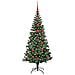 Albero di Natale artificiale con luci integrate Verde 120 cm - Foto miniatura 3