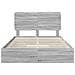 Letto con Contenitore con testiera Grigio Sonoma 150 x 200 cm - Foto miniatura 8