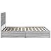 Letto con Contenitore con testiera Grigio Sonoma 150 x 200 cm - Foto miniatura 9