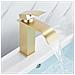 Rubinetto per lavabo da bagno, Blackswan, tipo M102, modello oro opaco, misura 19 cm - Foto miniatura 2