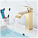 Rubinetto per lavabo da bagno, Blackswan, tipo M102, modello oro opaco, misura 19 cm - Foto miniatura 3