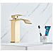 Rubinetto per lavabo da bagno, Blackswan, tipo M102, modello oro opaco, misura 19 cm - Foto miniatura 4