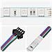 Striscia LED 2 pcs Nero e Multicolore 1745 mm Rame e plastica - Foto miniatura 3