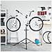 Supporto Riparazione Bici Regolabile 108-188 cm Blu in Acciaio - Foto miniatura 3