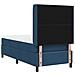Letto a molle con materasso Blu 100 x 200 cm Tessuto - Foto miniatura 9