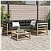 Set Divani da Giardino 5pz con Cuscini Legno Impregnato di Pino - Foto miniatura 3