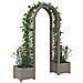 Arco di Rose con Vaso Grigio 168,5 x 43 x 207 cm PP - Foto miniatura 2