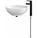 Lavabo da bagno Nero Opaco 44 x 44 x 16 cm Metallo - Foto miniatura 8
