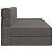 Divano Letto Pieghevole Grigio Chiaro 152 x 86,5 x 60 cm - Foto miniatura 4
