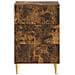 Comodino Rovere Fumo 43 x 39,5 x 66,5 cm Legno ingegnerizzato - Foto miniatura 3