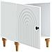 Armadio da Notte 2 pcs Bianco 43 x 34,5 x 50 cm - Foto miniatura 4