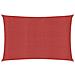 Vela Parasole 160 g /m² Rossa 2,5x4,5 m in HDPE - Foto miniatura 1