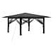 Gazebo con 4 Pareti Laterali 4 x 4 m Grigio chiaro e Antracite - Foto miniatura 1