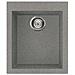 Vasca VZ40TT Dimensioni 34 x 40 cm Colore Titanio Serie Quadra - Foto miniatura 3