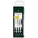Faber Castell 167100 Penna China Pitt Artist Pen Nero Set 4 (S, F, M, B)  - Foto miniatura 1
