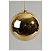 1 Pallina 25cm Oro Chiaro Lucido Natale Addobbi Decoro Albero - Foto miniatura 1