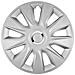 Copricerchi Auto Universali 14 Pollici Tech-one Stratos Rc Silver 31596 - Foto miniatura 6