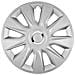 Copricerchi Auto Universali 14 Pollici Tech-one Stratos Rc Silver 31596 - Foto miniatura 4