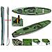 Canoa Rigida In Polietilene Java Fishing 100097 + Pagaia + Schienalino Fishing - Foto miniatura 1