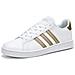 Ef0101 Grand Court K Sneakers Pelle Bianco Donna Bianco 36 - Foto miniatura 8