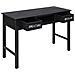 Tavolo Consolle Nero 110x45x76 Cm In Legno - Foto miniatura 2