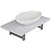 Set Mobili Da Bagno 2 Pz Ceramica Bianco - Foto miniatura 1