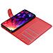 Custodia Compatibile Con Honor View 20 In Rosso Carminio - Coperchio Protettiva Con Chiusura Magnetica, Funzione Stand E Tasca Per Le Carte - Foto miniatura 8