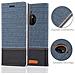 Custodia Compatibile Con Nokia Lumia 830 In Blu Scuro Nero - Coperchio Protettiva Con Chiusura Magnetica, Funzione Stand E Tasca Per Le Carte - Foto miniatura 5