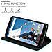Cadorabo Custodia Compatibile Con Lenovo Google Nexus 6 / 6x In Turchese Petrolio - Coperchio Protettiva Con Chiusura Magnetica, Funzione Stand E Tasca Per Le Carte - Foto miniatura 7