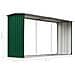 Capannone da Giardino in Acciaio Zincato 330x92x153cm Verde - Foto miniatura 6